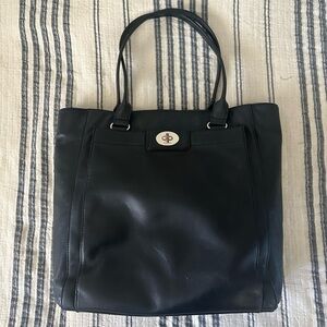 Kate Spade Hampton Road Davis Black Leather Tote Bag